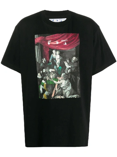 Shop Off-white Caravaggio Painting T-shirt Black