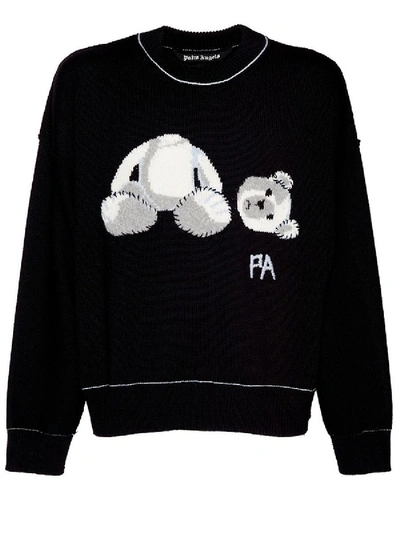 Shop Palm Angels Palm Ice Bear Sweater