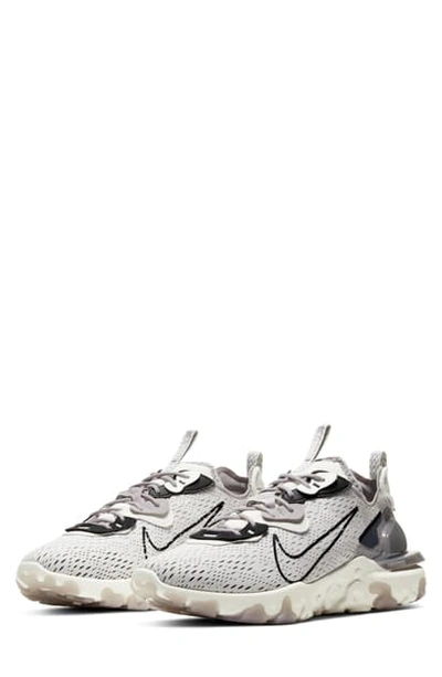 Shop Nike React Vision Sneaker In Vast Grey/ Black/ Sail/ White