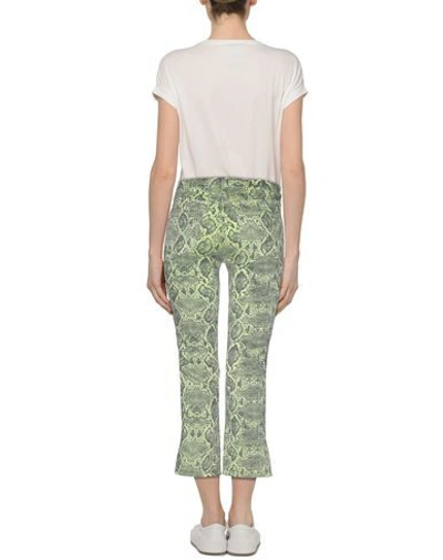 Shop J Brand Woman Pants Green Size 28 Cotton, Polyester, Elastane