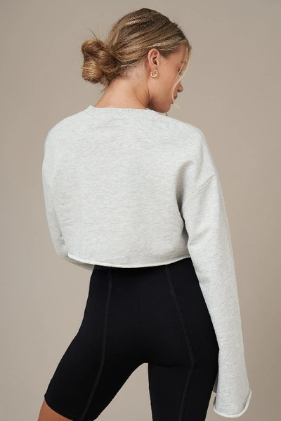 Shop Hanna Schönberg X Na-kd Cropped Sweater Grey