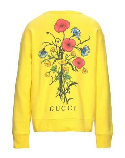 Shop Gucci Sweatshirt In Yellow