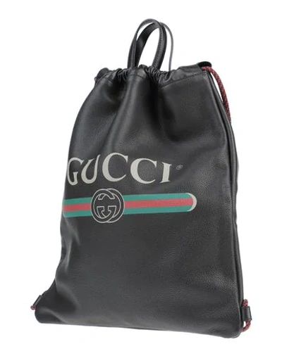 Shop Gucci Backpack & Fanny Pack In Black