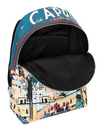 Shop Dolce & Gabbana Backpacks In Azure