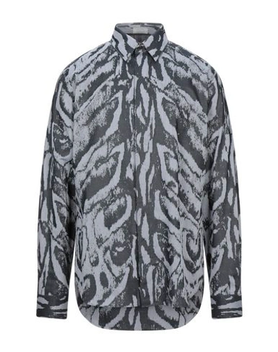 Shop Dior Patterned Shirt In Grey