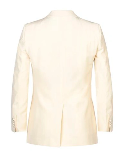 Shop Gucci Blazer In Ivory