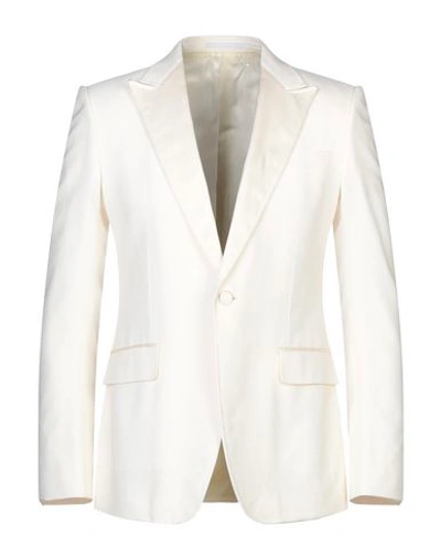 Shop Gucci Blazer In Ivory