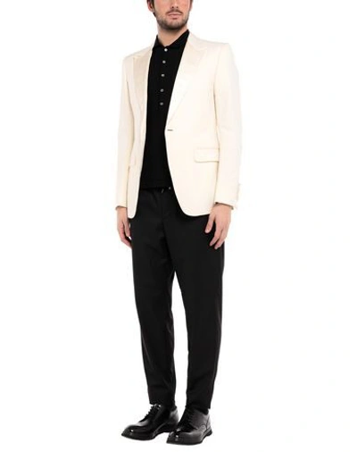 Shop Gucci Blazer In Ivory