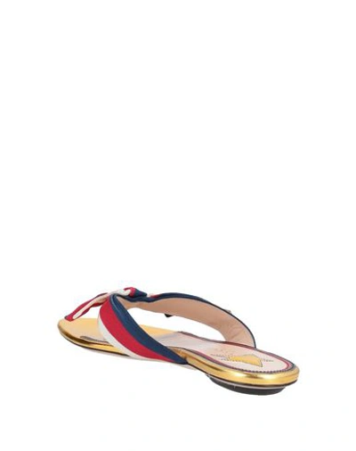 Shop Gucci Flip Flops In Red