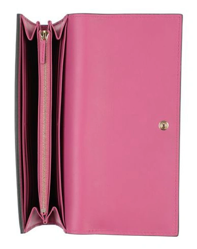 Shop Gucci Wallet In Fuchsia