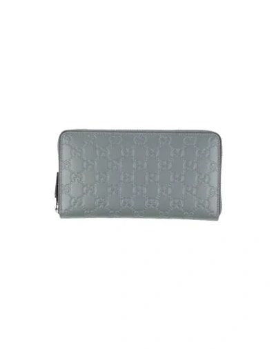 Shop Gucci Wallet In Grey