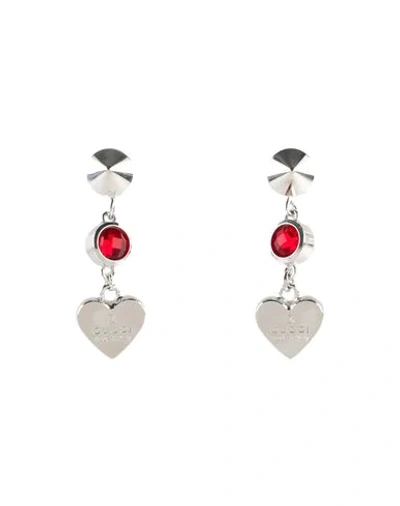 Shop Gucci Earrings In Silver