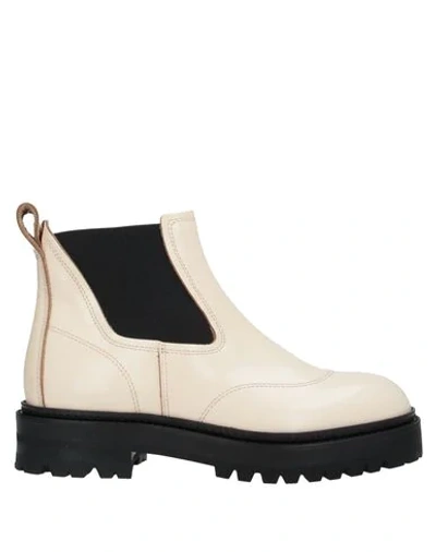 Shop Marni Boots In Beige