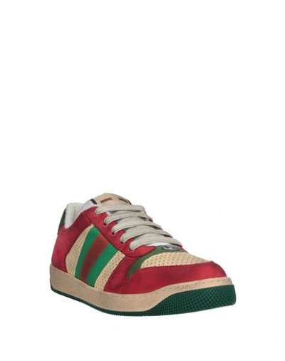 Shop Gucci Sneakers In Red