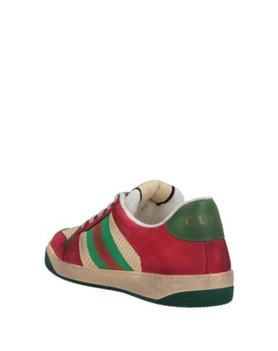 Shop Gucci Sneakers In Red