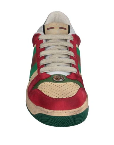 Shop Gucci Sneakers In Red