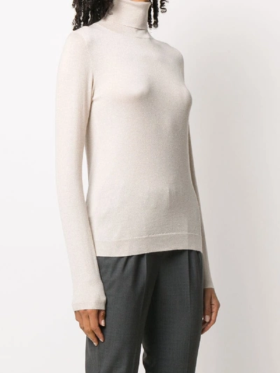 Shop Brunello Cucinelli Cashmere Sweater In Beige