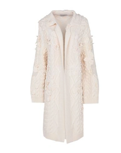 Shop Valentino Cardigans In Ivory