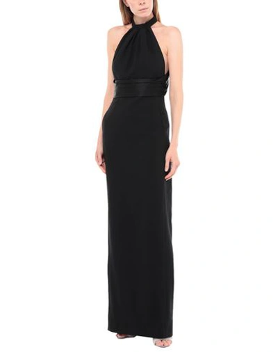 Shop Saint Laurent Long Dresses In Black