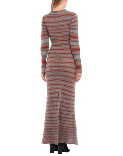 Shop Jacquemus Long Dress In Brown