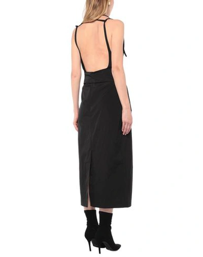 Shop Jacquemus 3/4 Length Dresses In Black
