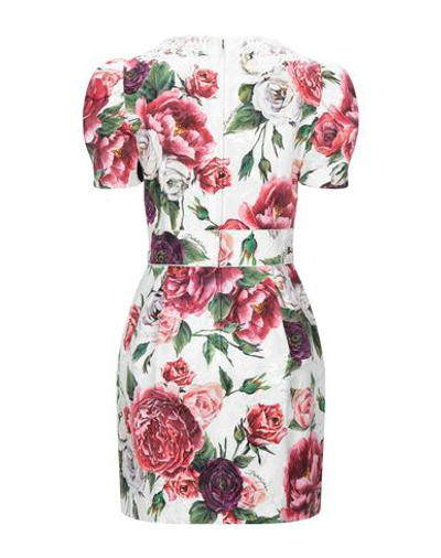 Dolce & Gabbana Short Dresses In White