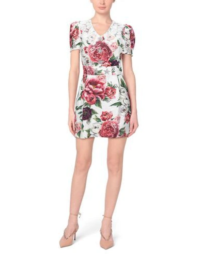 Dolce & Gabbana Short Dresses In White