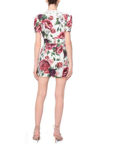 Dolce & Gabbana Short Dresses In White