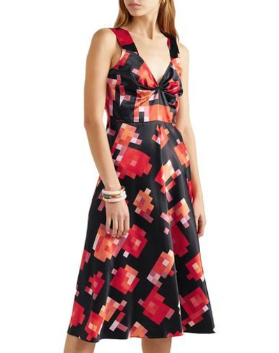 Marni Midi Dresses In Black