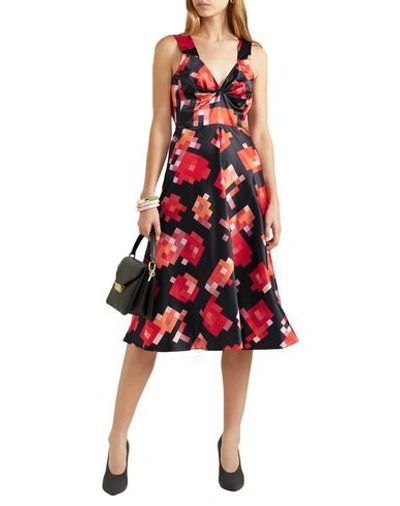 Marni Midi Dresses In Black