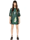 MARNI SILK BLEND JACQUARD DRESS,61ICD4009-SlFWODk1