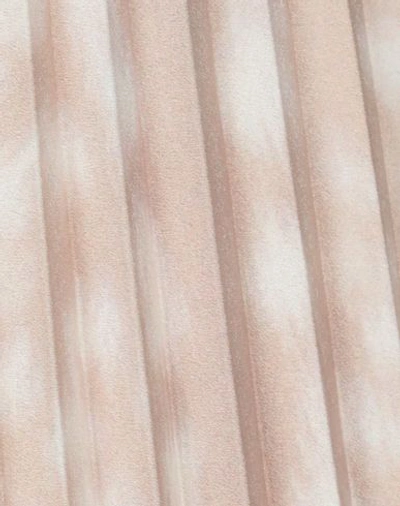 Burberry Printed Pleated Midi Skirt In Beige
