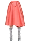 ROCHAS DUCHESSE SKIRT WITH PLEATED SECTION,62I1K5017-NjI10