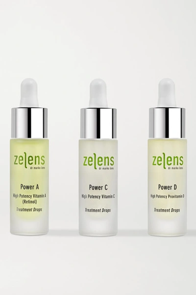 Shop Zelens Power Trio Set, 3 X 10ml In Colorless