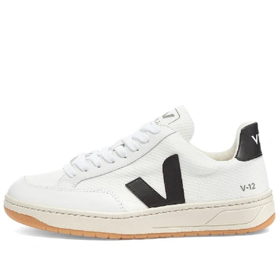 Shop Veja V-12 Mesh Sneaker W In White