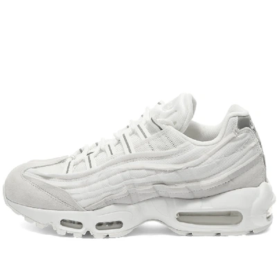 Shop Comme Des Garçons Homme Deux Comme Des Garçons X Nike Air Max 95 W In White