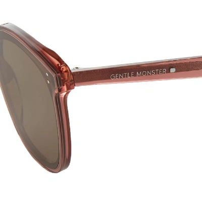Shop Gentle Monster My Ma Sunglasses In Brown