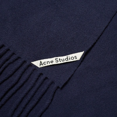 Shop Acne Studios Canada New Scarf In Blue