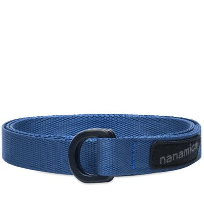 Shop Nanamica Tech Belt In Blue