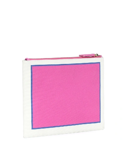 Shop Valentino Garavani Ibiza Small Rope Clutch In Pink