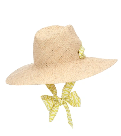 Shop Valentino Garavani Straw Hat In Neutrals