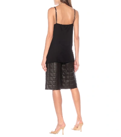 Shop Bottega Veneta Crêpe De Chine Camisole In Black