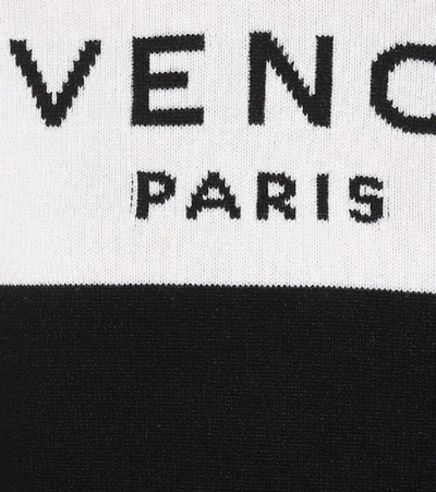 Shop Givenchy Logo Cashmere Sweater In Black