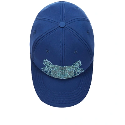 Shop Kenzo Tiger Scuba Cap In Blue