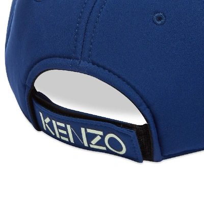 Shop Kenzo Tiger Scuba Cap In Blue