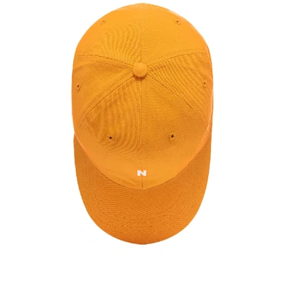 Shop Norse Projects Twill Sports Cap In Orange