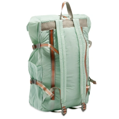 Shop Sandqvist Bernt Lightweight Roll-top Backpack In Green