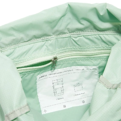 Shop Sandqvist Bernt Lightweight Roll-top Backpack In Green