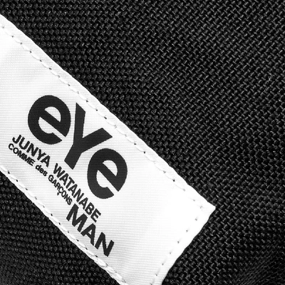 Shop Junya Watanabe Man Cordura Eye Logo Cross Body Bag In Black