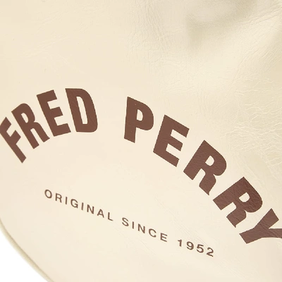 Shop Fred Perry Authentic Classic Barrel Bag In Brown